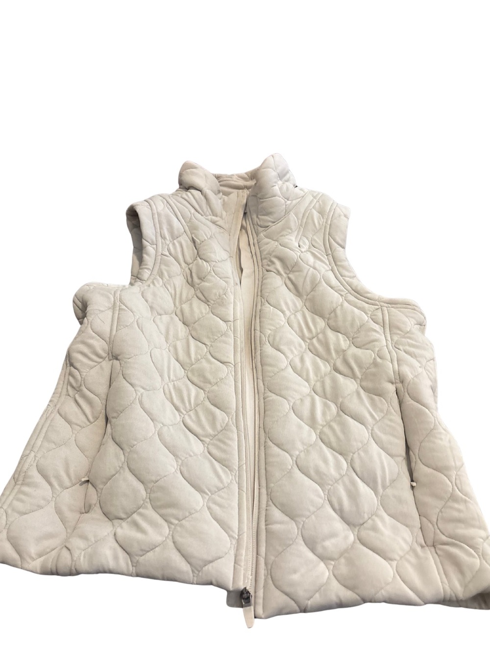 Kirklands Quilted Cream Women's Vest